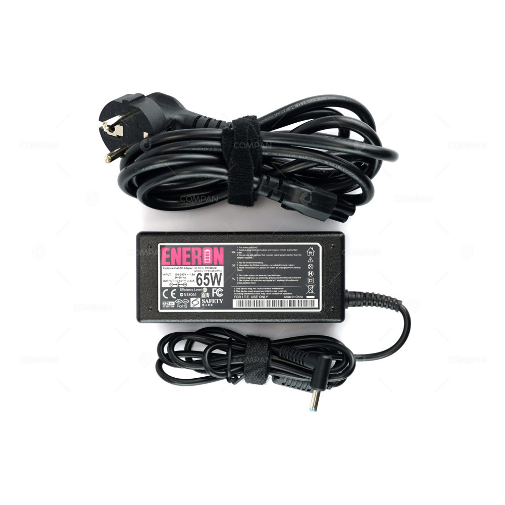 HP65-4530PRO ENERON 65W 19.5V 3.33A PREMIUM AC/DC ADAPTER FOR HP -
